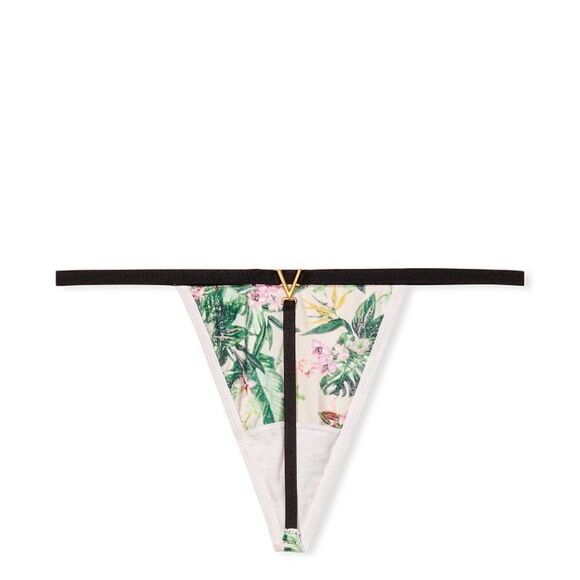 Victoria's Secret Women Smooth Paradise Orchid V-Hardware V-String Panty Size S - Picture 5 of 13
